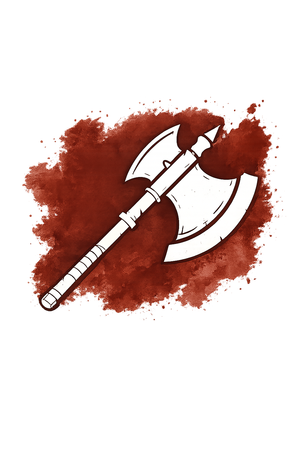Axe weapon illustration